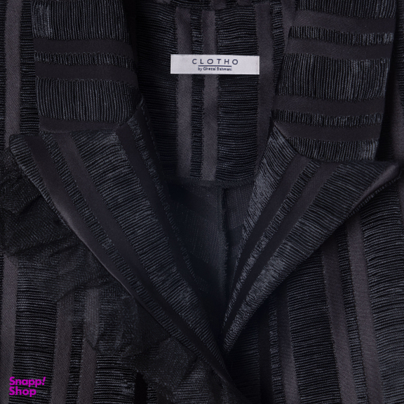 مانتو زنانه کلوتو مدل SPO-BPM رنگ مشکی سایز فری (34-42)