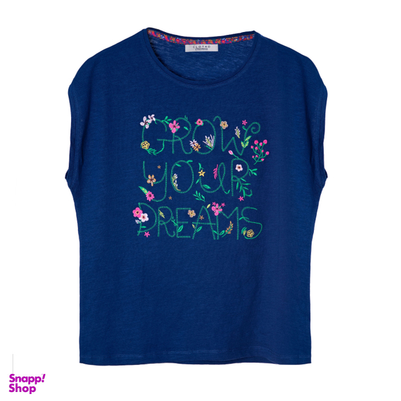 تی شرت زنانه کلوتو مدل FLORAL SUMMER db