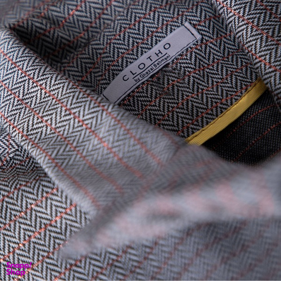 مانتو زنانه کلوتو مدل کَپ سی رنگ طوسی سایز فری (36-42)