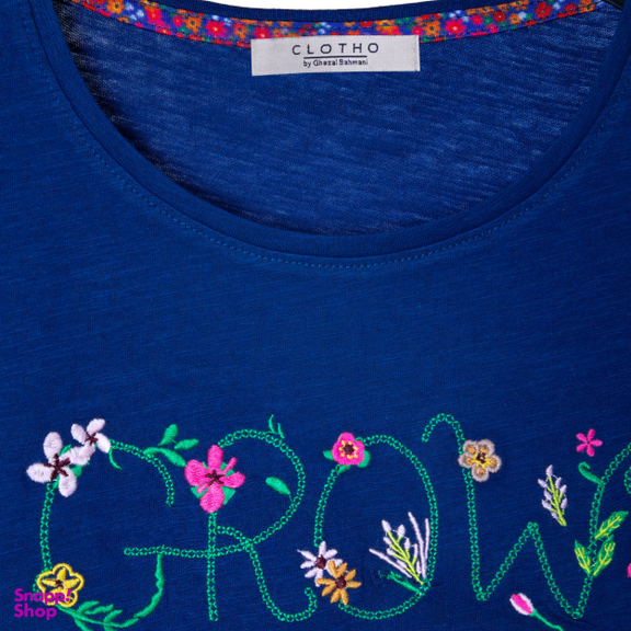 تی شرت زنانه کلوتو مدل FLORAL SUMMER db