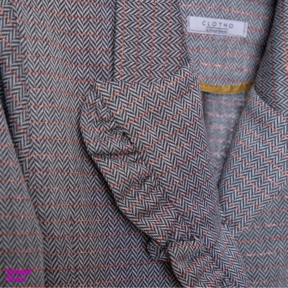 مانتو زنانه کلوتو مدل کَپ سی رنگ طوسی سایز فری (36-42)