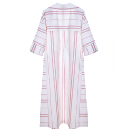 مانتو زنانه کلوتو مدل AYDI rd.Lng رنگ صورتی سایز فری (38-42)