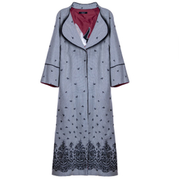 مانتو زنانه کلوتو مدل پرستو کد LGHT رنگ آبی روشن سایز فری (36-40)