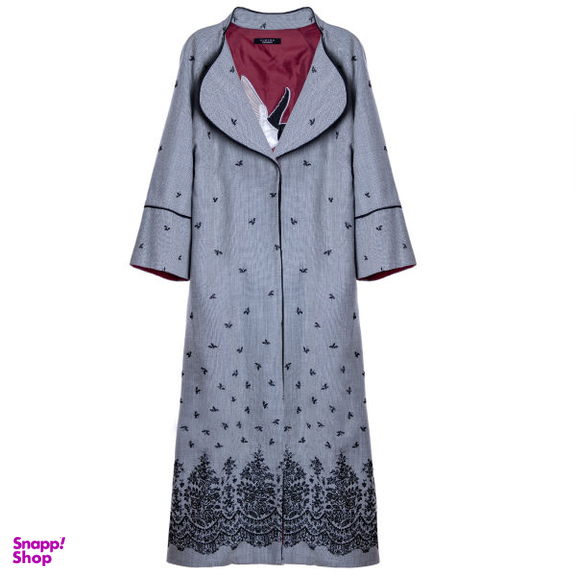 مانتو زنانه کلوتو مدل پرستو کد LGHT رنگ آبی روشن سایز فری (36-40)