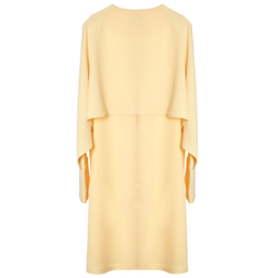 مانتو زنانه کلوتو مدل SEPINOOR crp.mnt.yl رنگ گلبهی