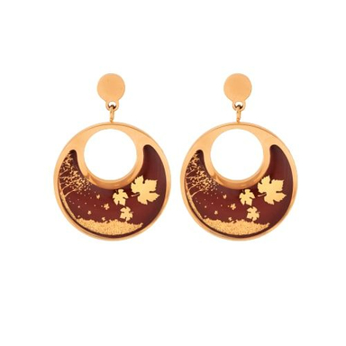 گوشواره زنانه زرسام سری آیلا مدل پاییز