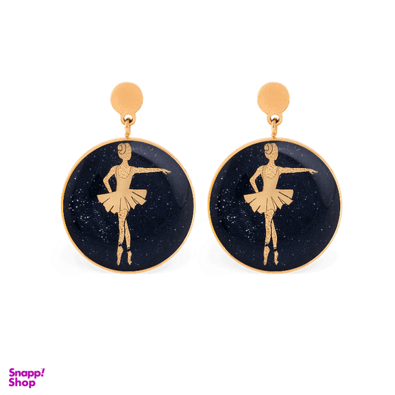 گوشواره زنانه زرسام سری مانی کلاسیک مدل بالرین