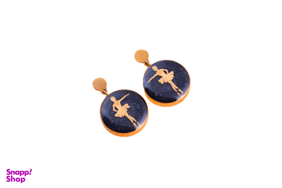 گوشواره زنانه زرسام سری مانی کلاسیک مدل بالرین