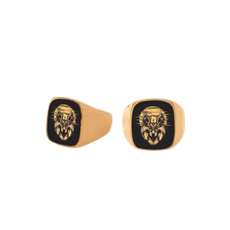 انگشتر مردانه زرسام سری شایا مدل گرگ و ماه