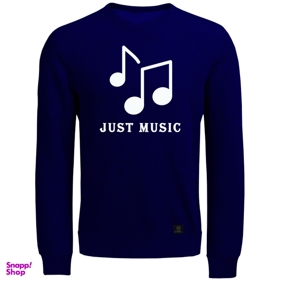 سویشرت مردانه 27 مدل Just music کد V23 رنگ سرمه ای