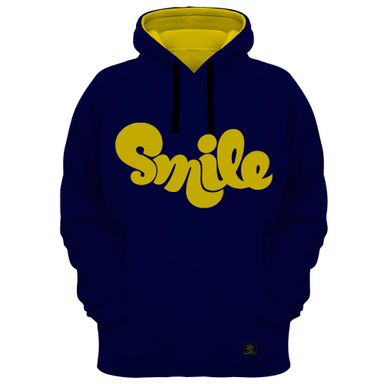 هودی مردانه 27 مدل SMILE کد F08 رنگ سرمه ای