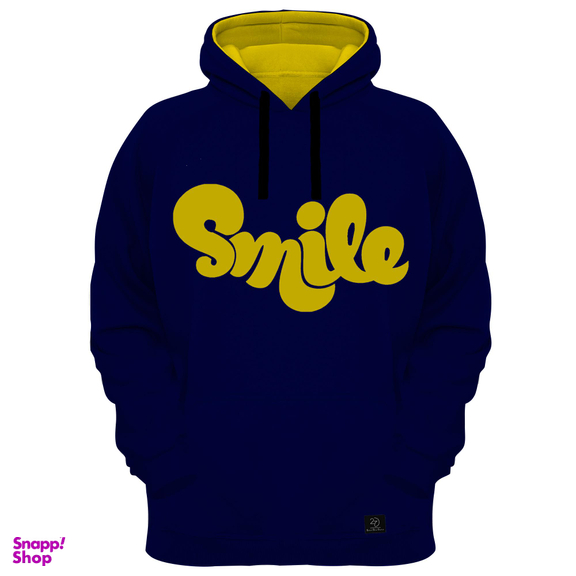 هودی مردانه 27 مدل SMILE کد F08 رنگ سرمه ای