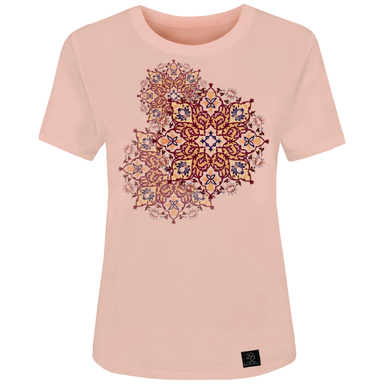 تی شرت زنانه 27 مدل سنتی کد J21 رنگ گلبهی