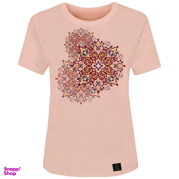 تی شرت زنانه 27 مدل سنتی کد J21 رنگ گلبهی