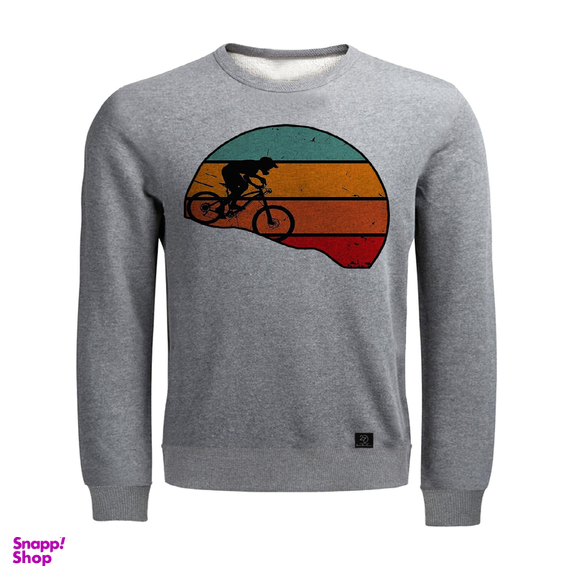 سویشرت مردانه 27 مدل دوچرخه سوار کد F19 رنگ طوسی