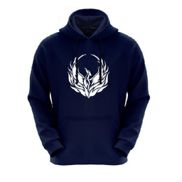 هودی مردانه طرح پرنده کد 61 رنگ سرمه ای