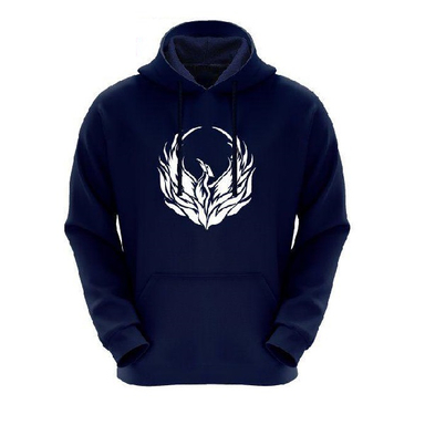 هودی مردانه طرح پرنده کد 61 رنگ سرمه ای