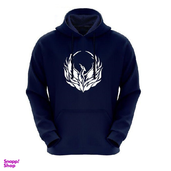 هودی مردانه طرح پرنده کد 61 رنگ سرمه ای