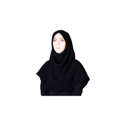 مقنعه کرپ ساده شهر حجاب مدل 90