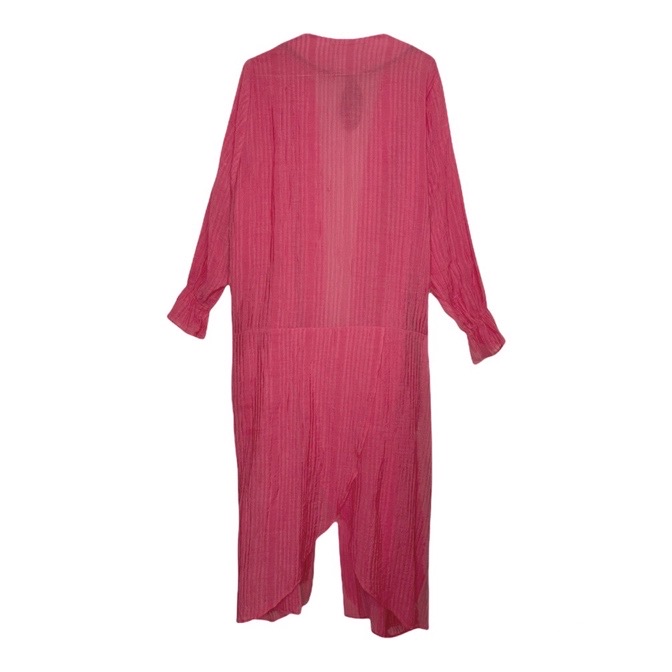 مانتو جیب بزرگ وسمه (VASMEH) کد 401 رنگ نارنجی فری سایز