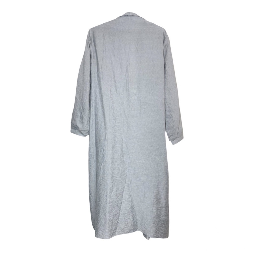 مانتو آستین توروسمه (VASMEH) کد 403 رنگ طوسی مشکی فری سایز