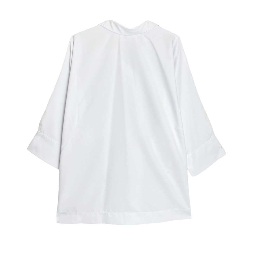 شومیز جیب راه راه وسمه (VASMEH) کد 200 رنگ سفید فری سایز