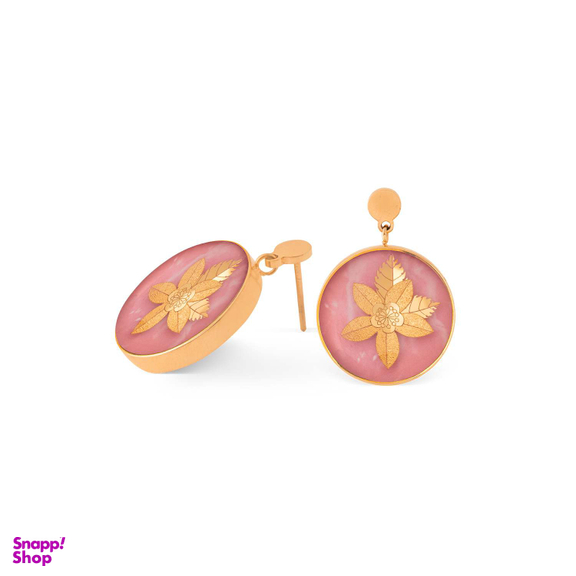 گوشواره زنانه زرسام سری مانی کلاسیک طرح بهار