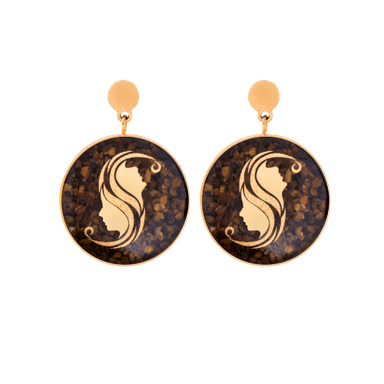 گوشواره زنانه زرسام سری مانی کلاسیک مدل خرداد