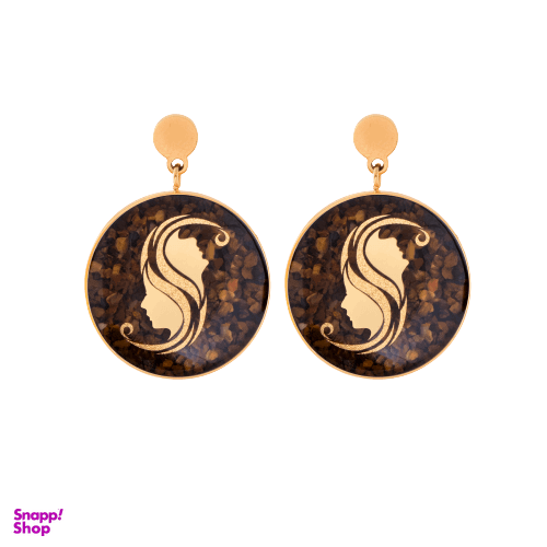 گوشواره زنانه زرسام سری مانی کلاسیک مدل خرداد