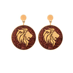 گوشواره زنانه زرسام سری مانی کلاسیک مدل ماه مرداد