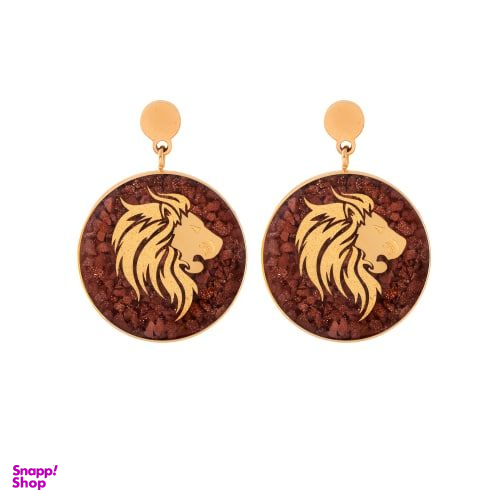 گوشواره زنانه زرسام سری مانی کلاسیک مدل ماه مرداد