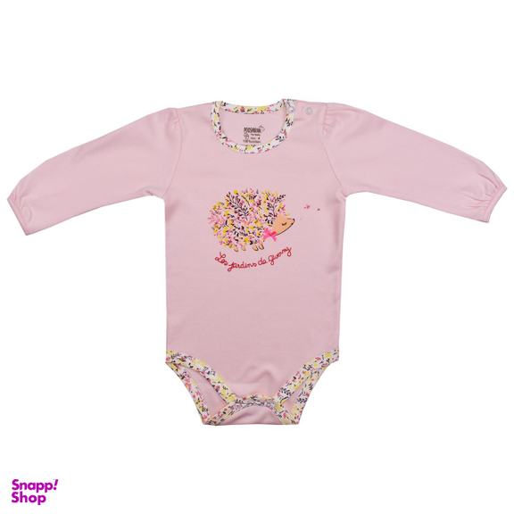 ست بادی آستین بلند و شلوار نوزادی پوشیران (Pooshiran) مدل جوجه تیغی 1