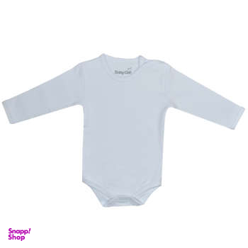 بادی آستین بلند نوزادی بی بی وان (Baby One) مدل سفید برفی