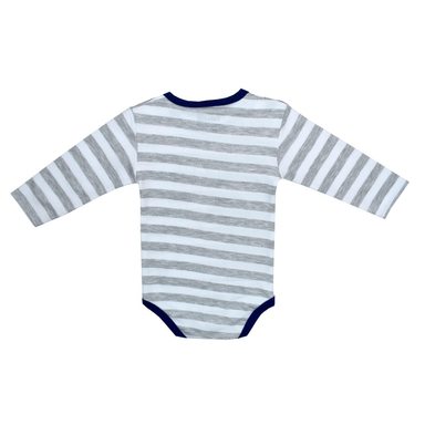 بادی آستین بلند نوزادی بی بی وان (Baby One) مدل ماشین کد 1