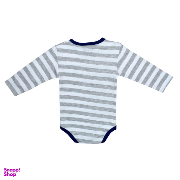 بادی آستین بلند نوزادی بی بی وان (Baby One) مدل ماشین کد 1