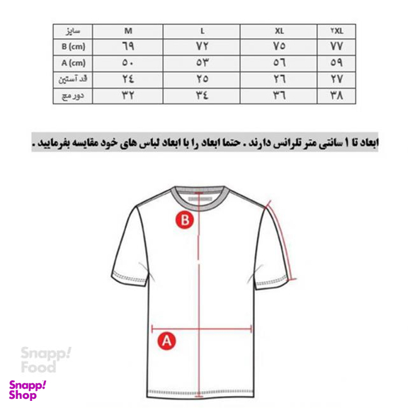 تیشرت ورزشی مردانه پانیل (Panil) کد 105B