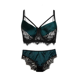 ست شورت و سوتین زنانه تیریتی (TRT) مدل دانتل ساتن