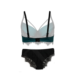 ست شورت و سوتین زنانه تیریتی (TRT) مدل دانتل ساتن