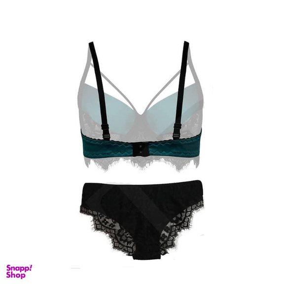 ست شورت و سوتین زنانه تیریتی (TRT) مدل دانتل ساتن