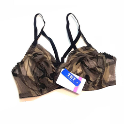 ست شورت و سوتین زنانه تیریتی طرح چریکی