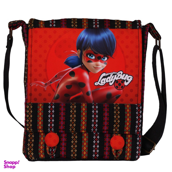 کیف رودوشی دخترانه چی چاپ (Chichap) طرح دختر کفشدوزکی کد Ladybug