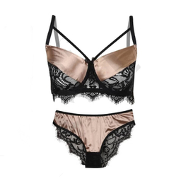 ست شورت و سوتین زنانه تیریتی (TRT) مدل دانتل ساتن