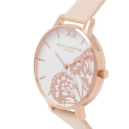 ساعت مچی عقربه ای زنانه الیویا (Olivia Burton) مدل OB16AM94 جنس بدنه استیل رنگ صورتی