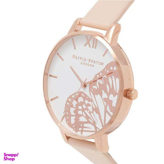 ساعت مچی عقربه ای زنانه الیویا (Olivia Burton) مدل OB16AM94 جنس بدنه استیل رنگ صورتی