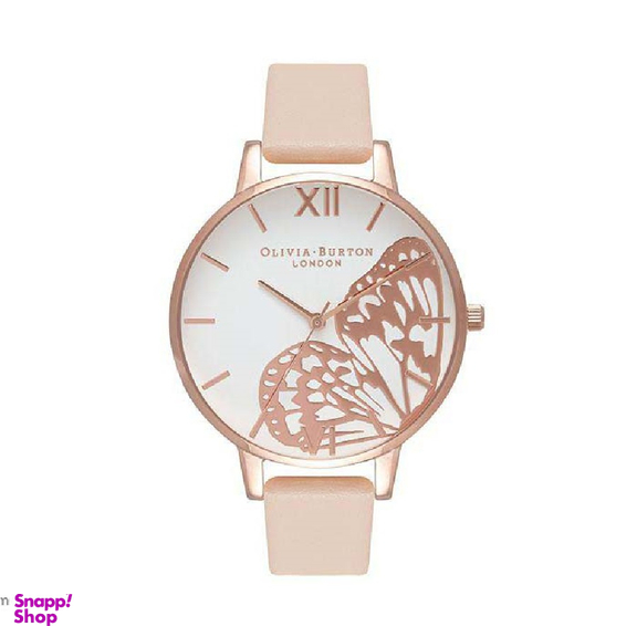 ساعت مچی عقربه ای زنانه الیویا (Olivia Burton) مدل OB16AM94 جنس بدنه استیل رنگ صورتی