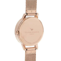 ساعت مچی عقربه ای زنانه الیویا (Olivia Burton) مدل OB16CH01 جنس بدنه فلز رنگ رزگلد