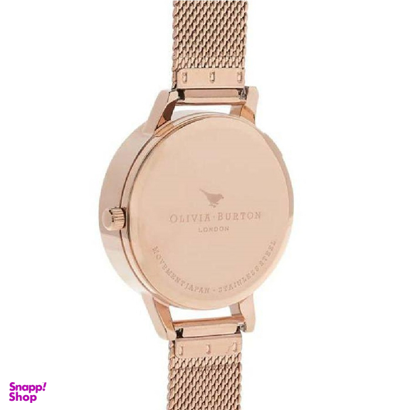 ساعت مچی عقربه ای زنانه الیویا (Olivia Burton) مدل OB16CH01 جنس بدنه فلز رنگ رزگلد