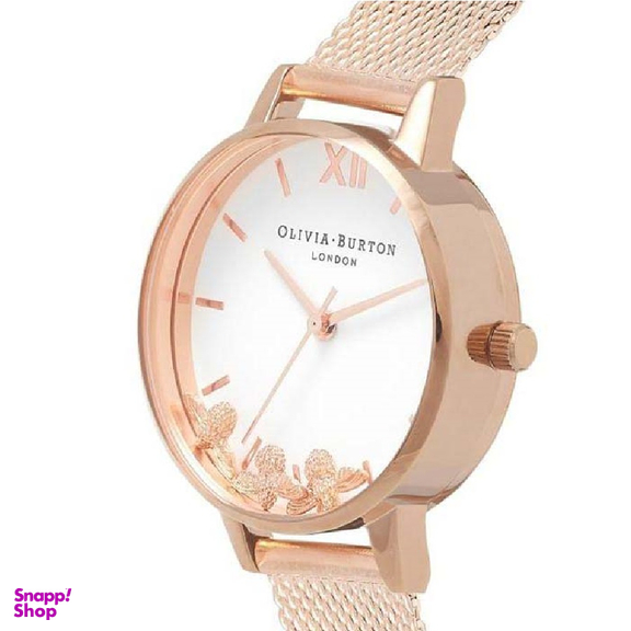 ساعت مچی عقربه ای زنانه الیویا (Olivia Burton) مدل OB16CH01 جنس بدنه فلز رنگ رزگلد