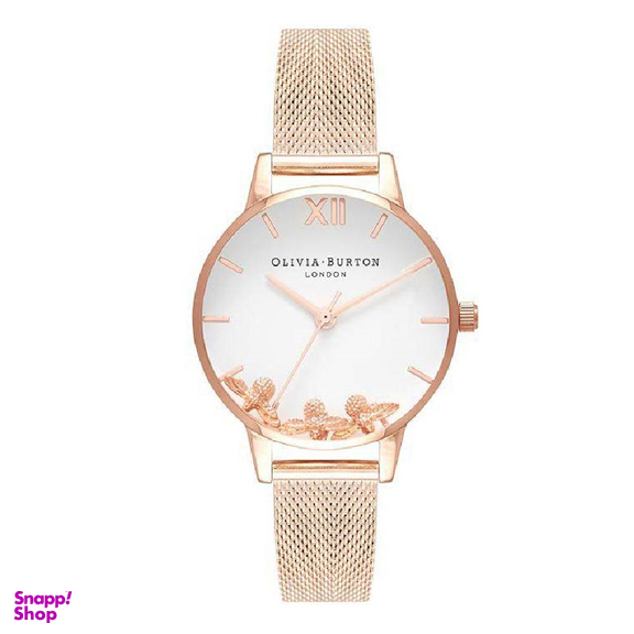 ساعت مچی عقربه ای زنانه الیویا (Olivia Burton) مدل OB16CH01 جنس بدنه فلز رنگ رزگلد