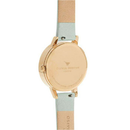 ساعت مچی عقربه ای زنانه الیویا (Olivia Burton) مدل OB16CH17 جنس بدنه فلزرنگ سبز